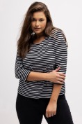 Shirt, Ringel, Classic, Rundhals, 3/4-Arm, Modal Shirt, Ringel, Classic, Rundhals, 3/4-Arm, Modal